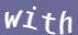 Enter the word